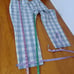 Theory Slim Cropped Pant In Checked Scuba Preppy Size 10