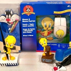 Tweety Sylvester looney tunes WB Disney office desk set (4pc) FINAL CALL!