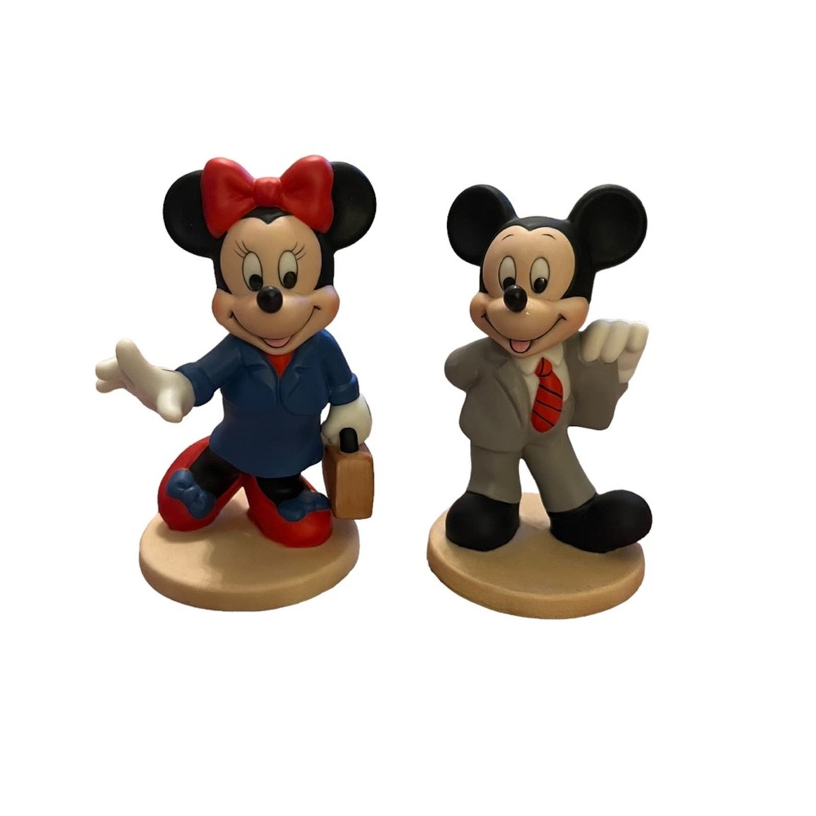 Vintage Disney Mickey Minnie Professional Corporate Figurines