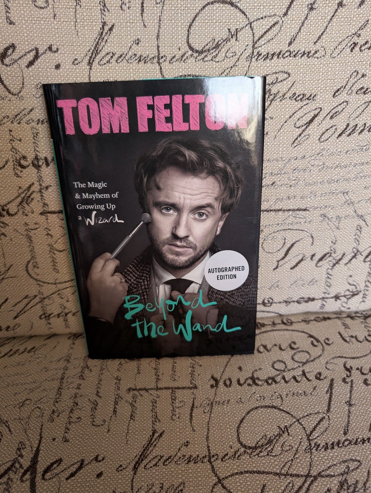 SIGNED Beyond the Wand by Tom Felton 1st/1st (2022,HC) Draco