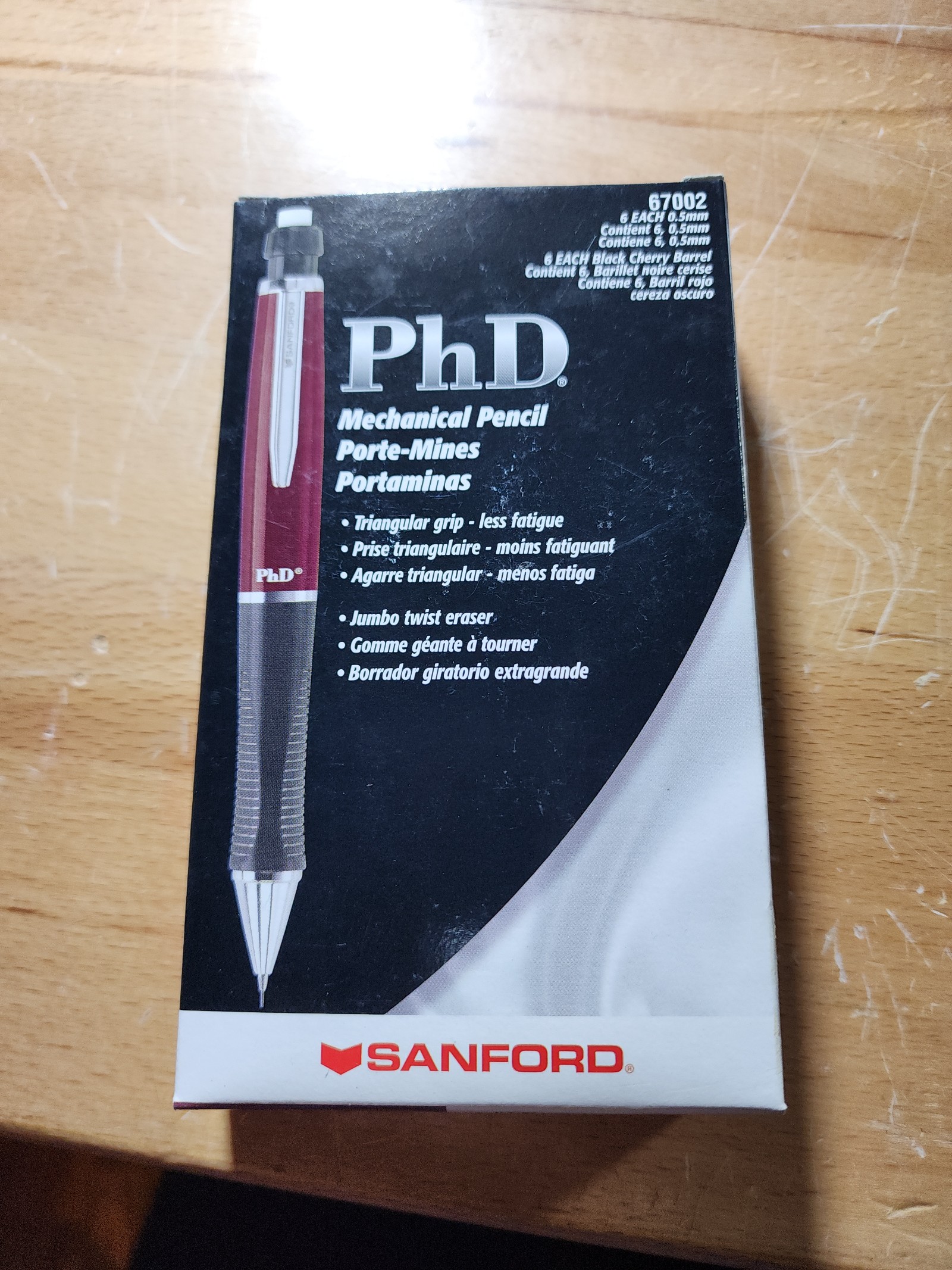 Sanford PhD mechanical pencil 6 set
