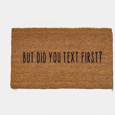 Custom front door mat