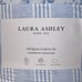 3 PIECES LAURA ASHLEY SHABBY CHIC BLUE DELPHINE FULL/QUEEN COMFORTER SET