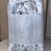 3 PIECES LAURA ASHLEY SHABBY CHIC BLUE DELPHINE FULL/QUEEN COMFORTER SET