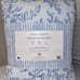 3 PIECES LAURA ASHLEY SHABBY CHIC BLUE DELPHINE FULL/QUEEN COMFORTER SET