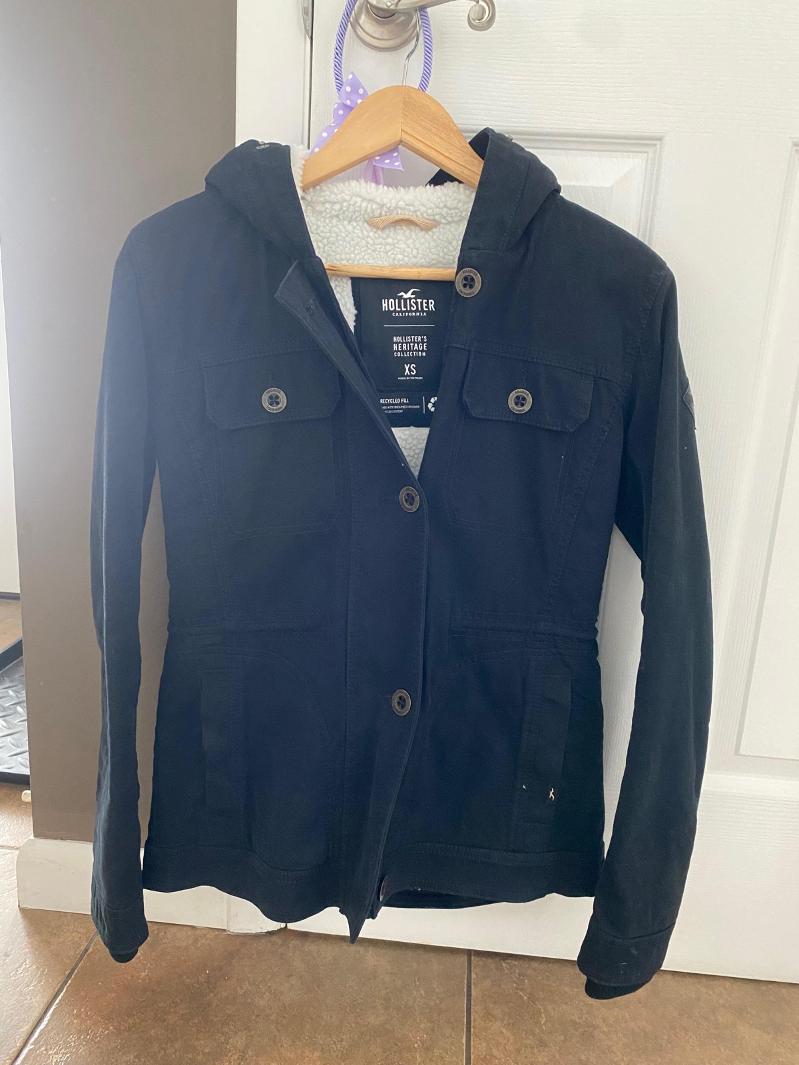 Black Hollister Coat
