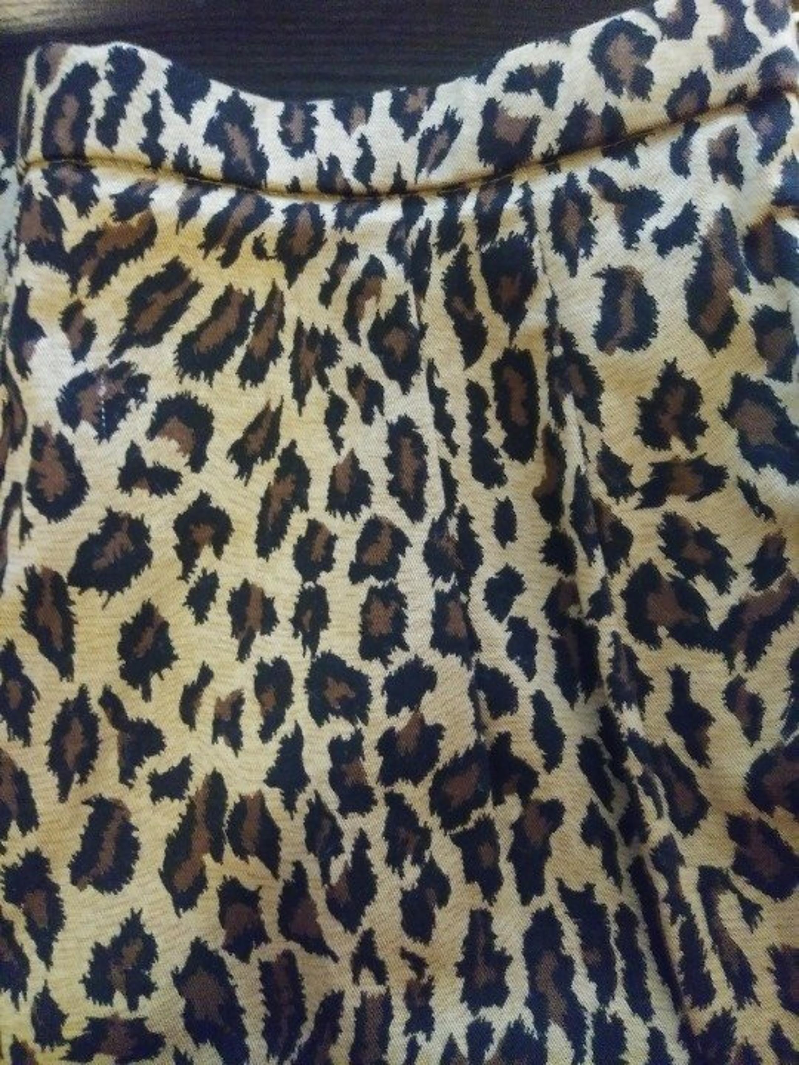 BRIGGS ankle length animal print pants