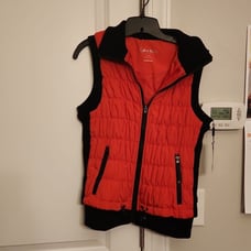 Calvin Klein Performance Women's Coral Pink & Black Athletic Vest Size M NWT
