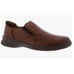 Clarks Men's Donaway Step Loafer, Dark Tan Leather, 8.5 Wide