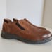 Clarks Men's Donaway Step Loafer, Dark Tan Leather, 8.5 Wide