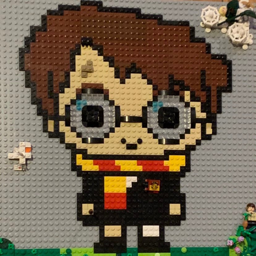 Harry potter lego plates handmade