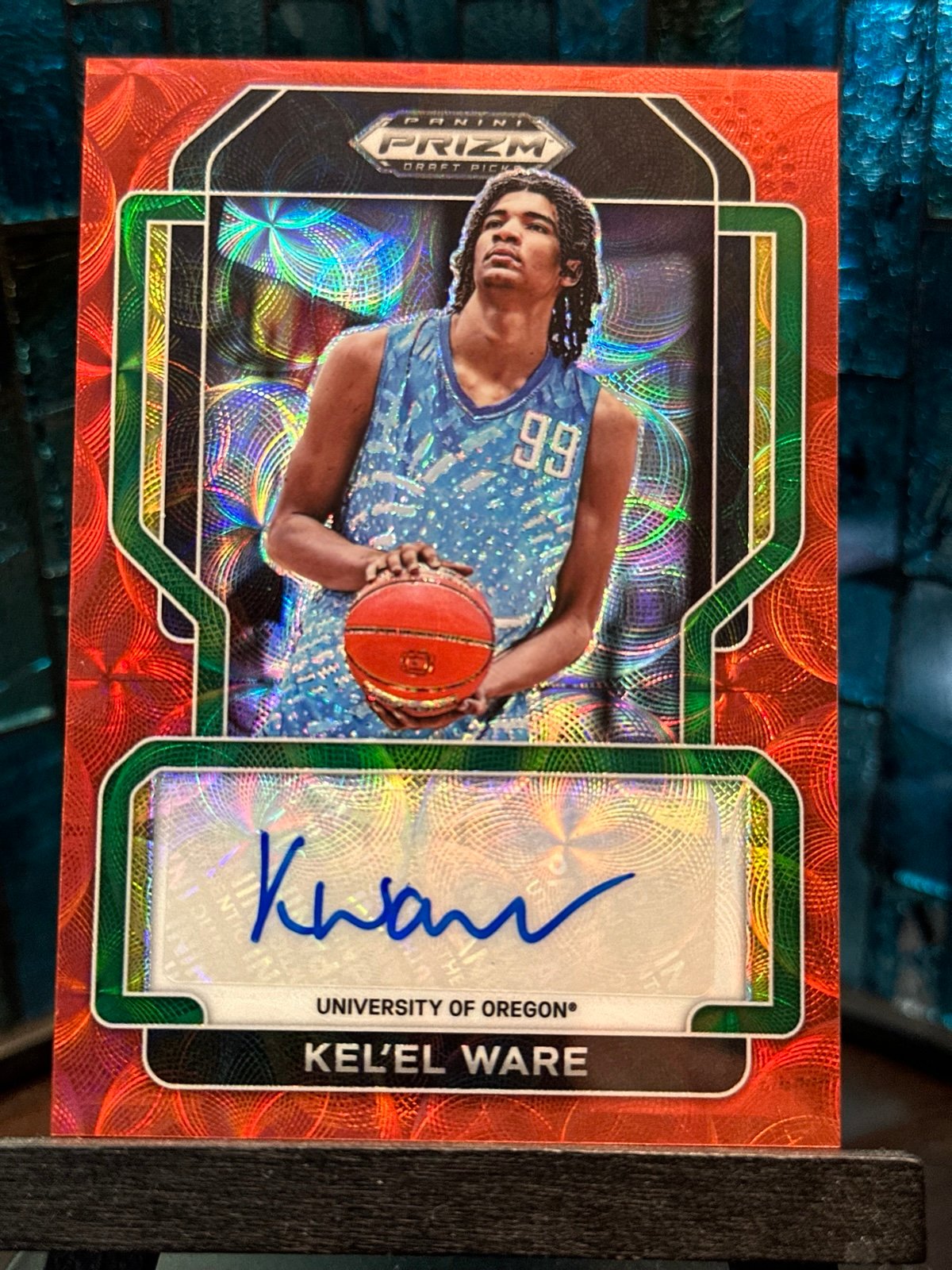 Kel'el Ware Red Scope Autograph /88 Prizm Draft Picks 22-23