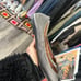 Y2K Silver and grey flats