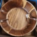 Acacia Wooden Salad Bowl Perfect Serving Salads Snacks or Fruits 12 in Diameters