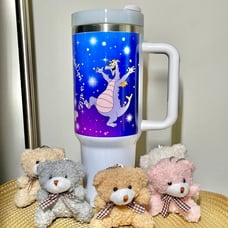 Disney Figment the dragon of Your Imagination 40 oz tumbler double wall stainles