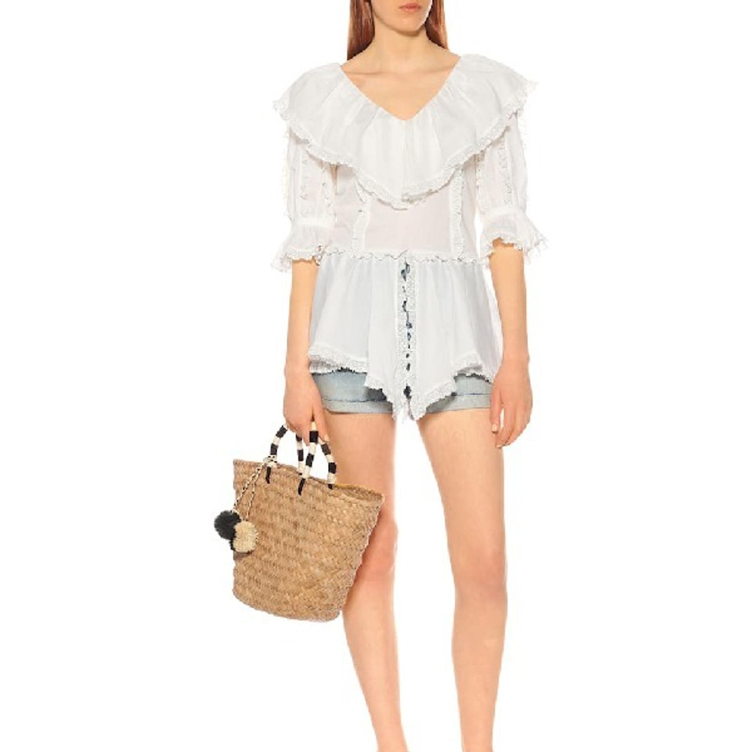 NWT SEE BY CHLOÉ Lace Ruffled Blouse