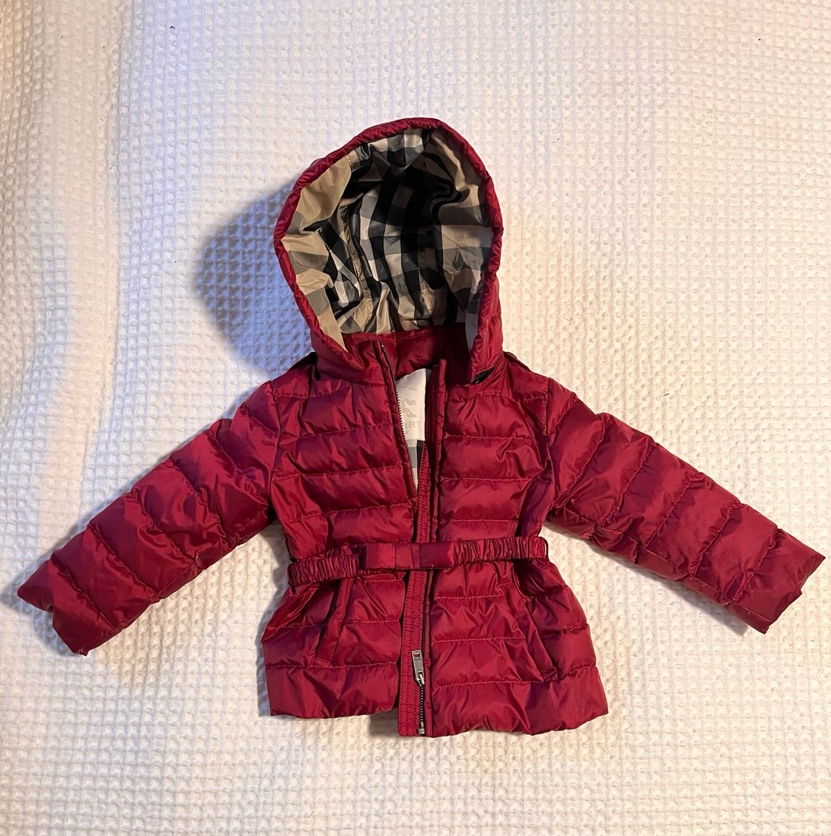 Burberry 12m Baby Down Puffer Coat Jacket