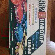 1962 t-bird 3in1 hardtop modle car 1/25scale s -222 200