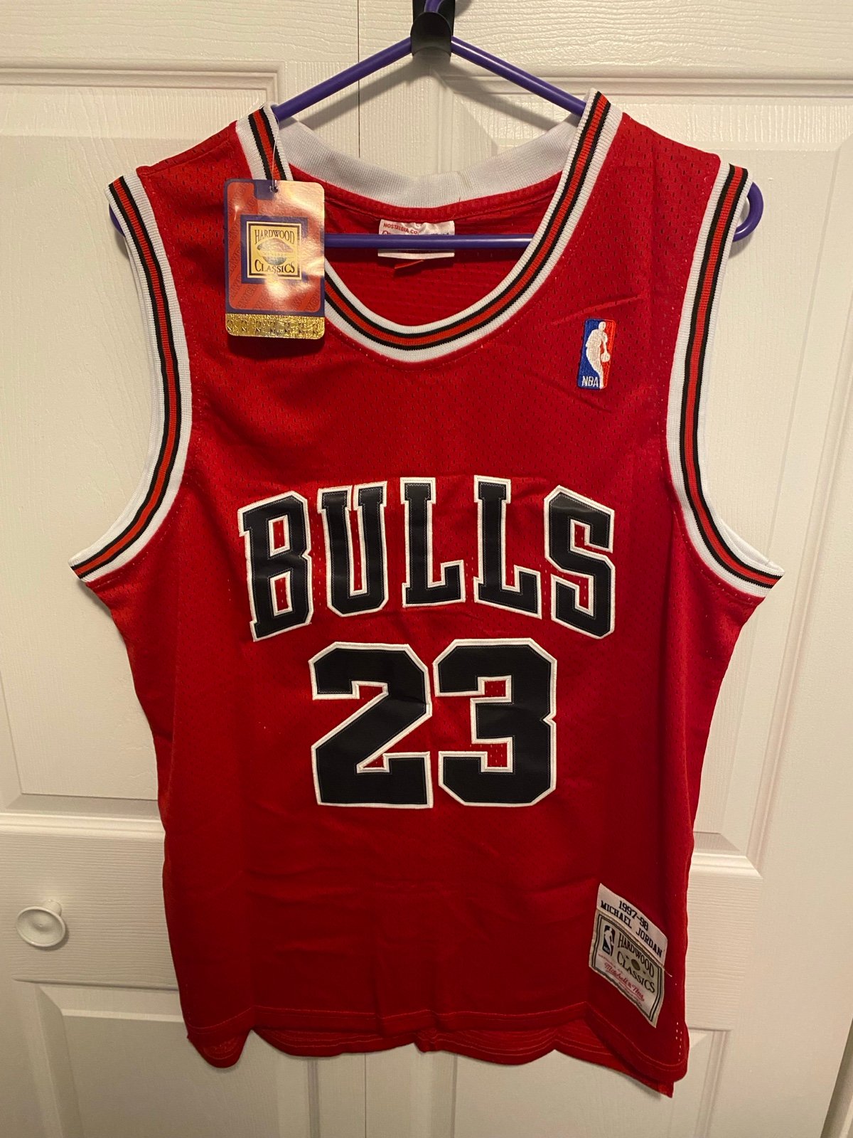 Michael Jordan Large L Ship USA Basketball Jersey Bulls North Carolina USA