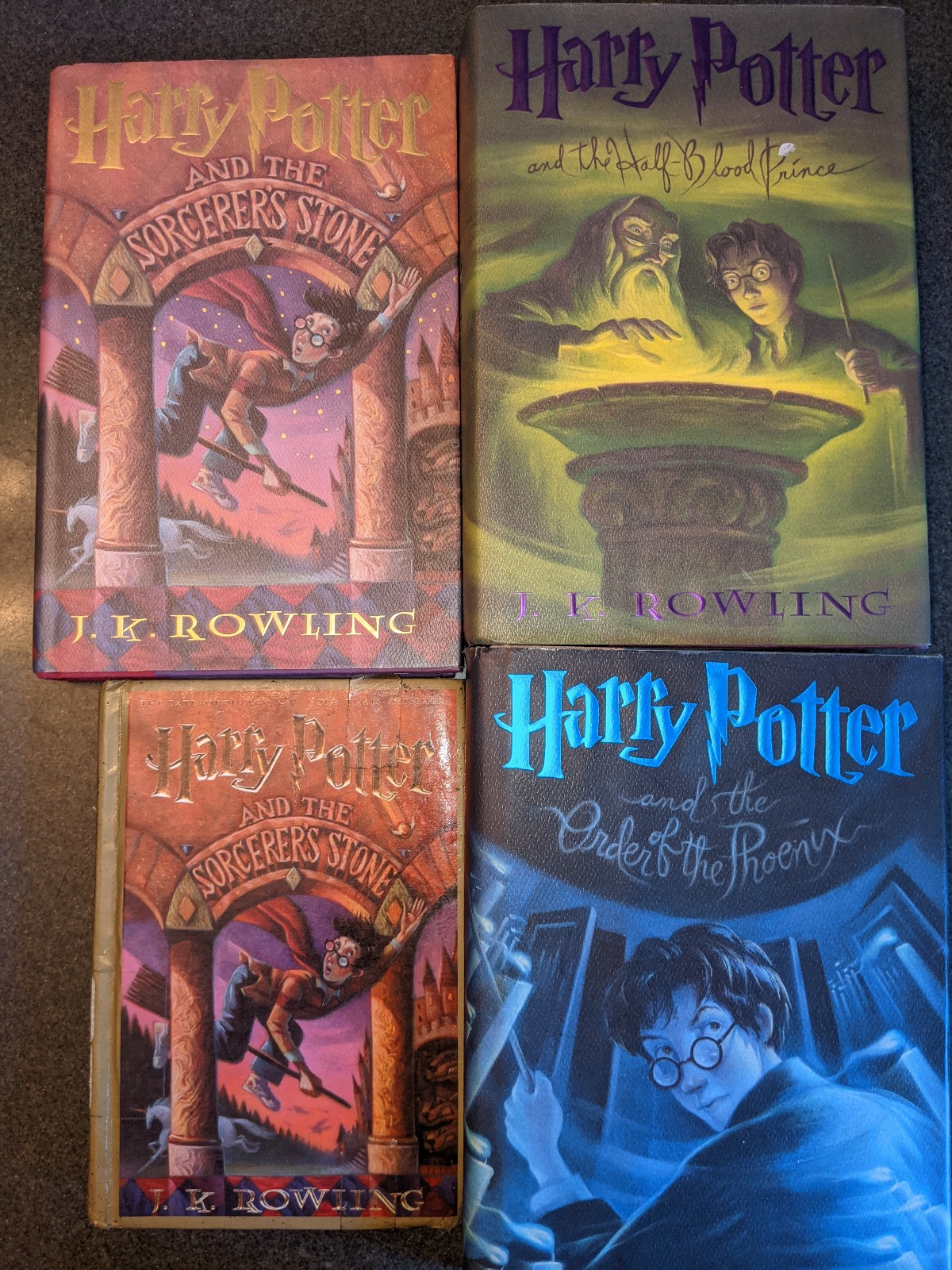Book lot Harry Potter first American edition sorcerers stone October 1998