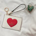 New Kate Spade Madison Puffy Heart Small Card Holder Wristlet KK190 149