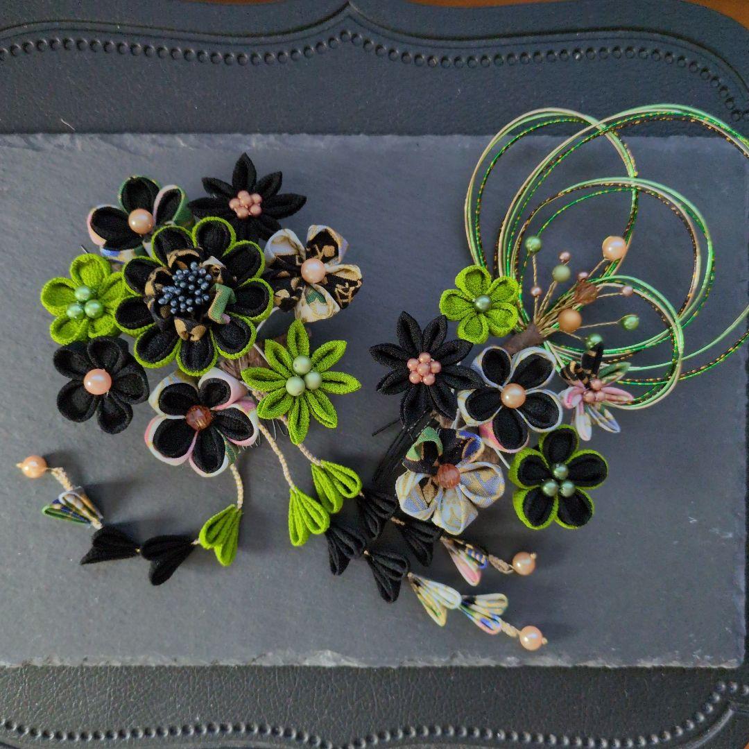 Coming-of-age ceremony, graduation ceremony, kanzashi hair ornaments, Rikyuu