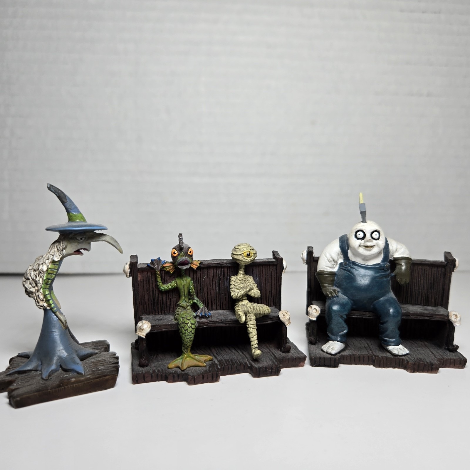 Hawthorne Village 06-08 Disney Nightmare Before Christmas Lot Of 3 Figures Witch