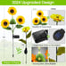 Solar Lights Outdoor Garden Decor Upgraded 3 Pack Solar Garden Lights