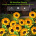 Solar Lights Outdoor Garden Decor Upgraded 3 Pack Solar Garden Lights
