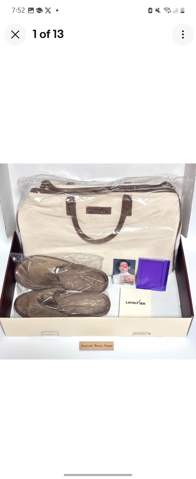 BTSmerch box 17 Layover V Membership Pack Full Set