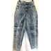 Vintage Y2K Mom Denim Jeans Women 13/14 Acid Wash High Waist Pleat 80s 90s norm