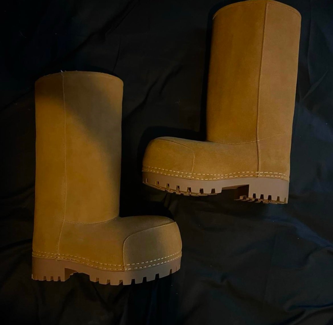 Balenciaga Alaska Ugg Tall Boots