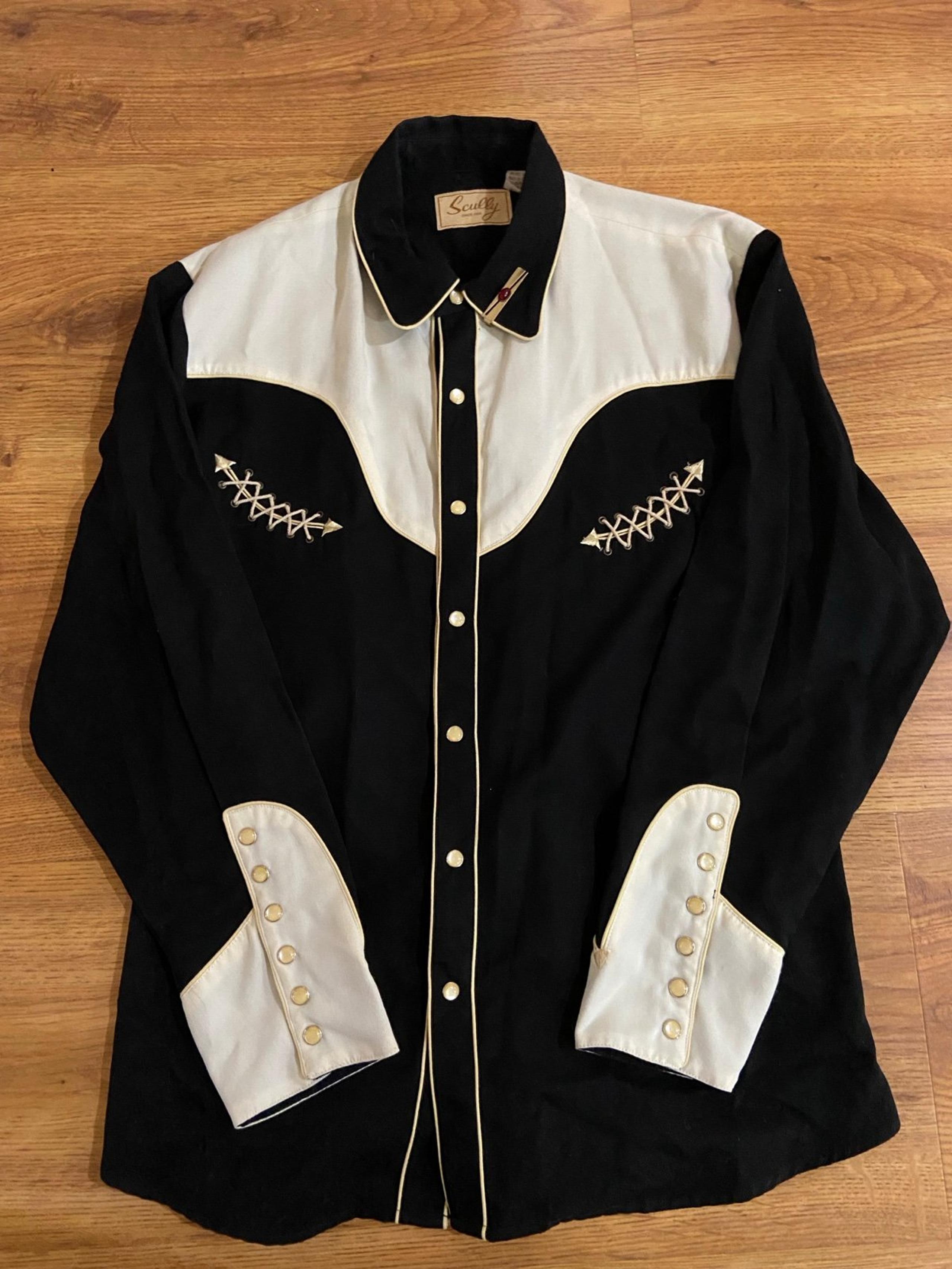 Men’s Scully Western Dress Up Shirt