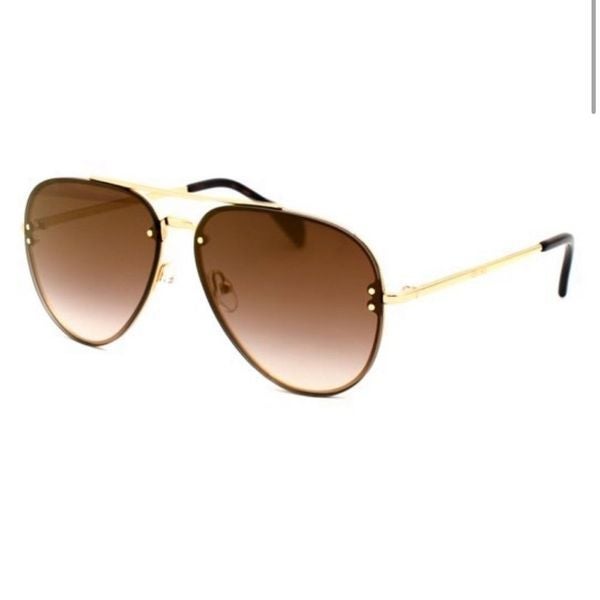 Celine Brown Aviator Sunglasses