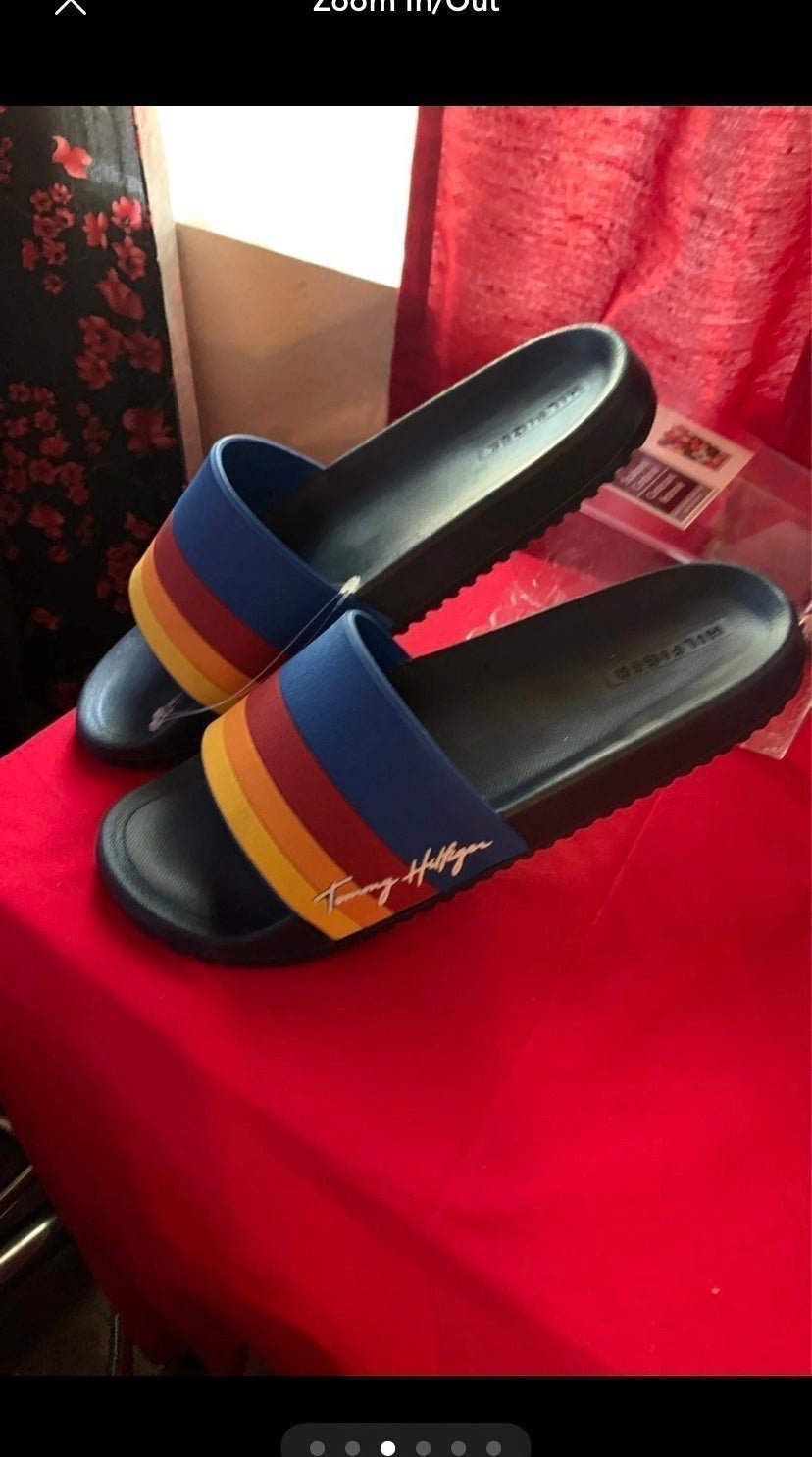 Tommy Hilfiger Roomie Slide Sandals - Imperial Blue
