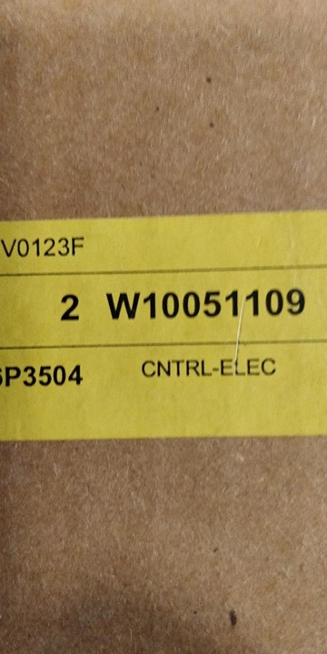 W10051109 Maytag, Whirlpool washer complete Control Assembly.