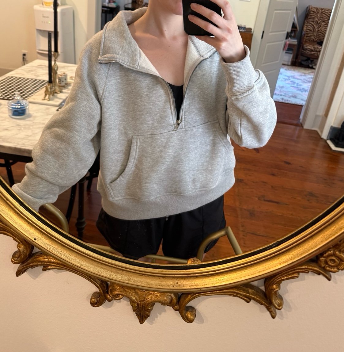 Oversized Cropped Pullover