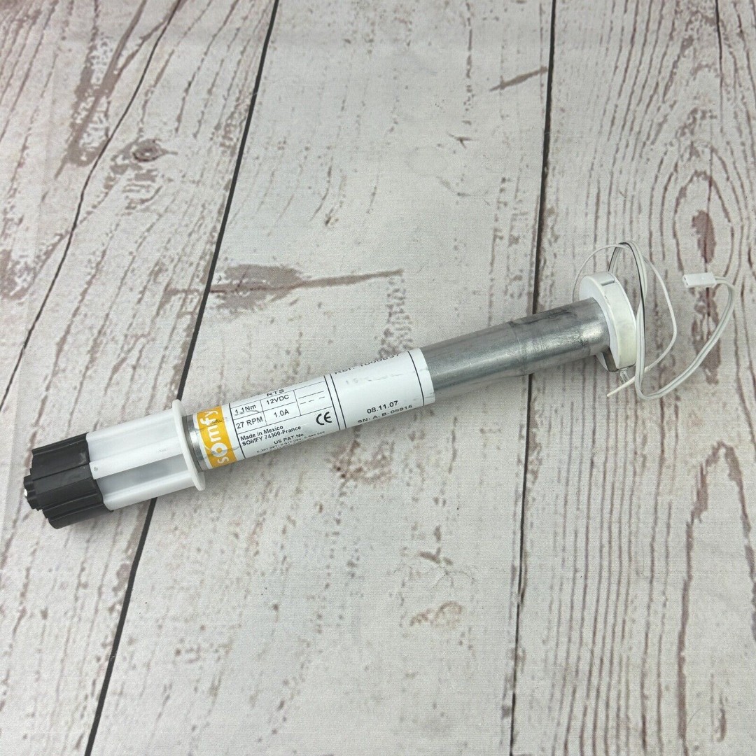 Somfy Roll Up WireFree RTS Roller Shade Motor Rollup Ref 1000637