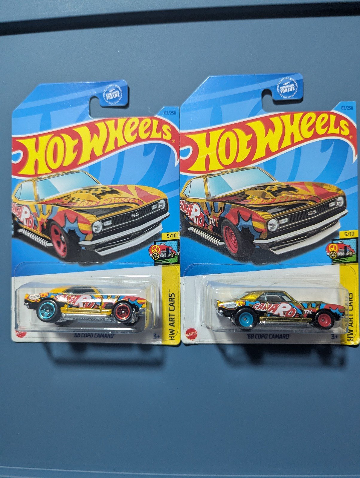 Hot wheels 68' Copo Camaro Super treasure hunt set