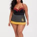 Torrid Harry Potter Hogwarts Crest One Piece Underwire Swim Dress 4X