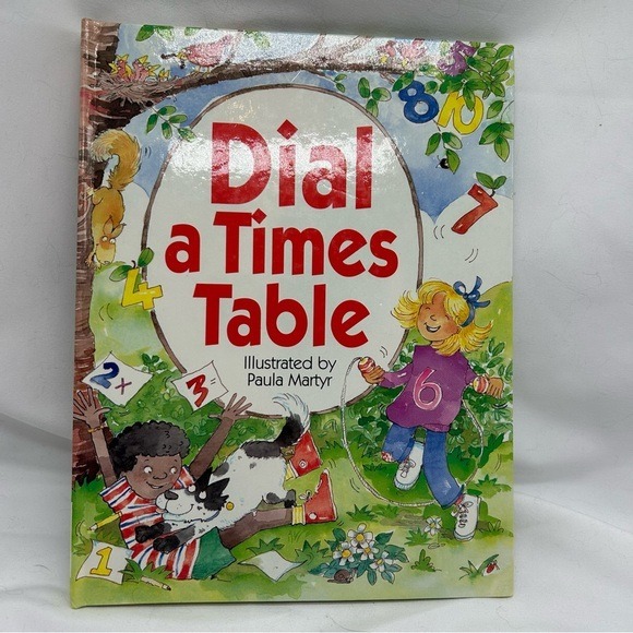 VTG Dial a Times Table Book Paula Martyr Learn Math Teach Math School 1995 edit