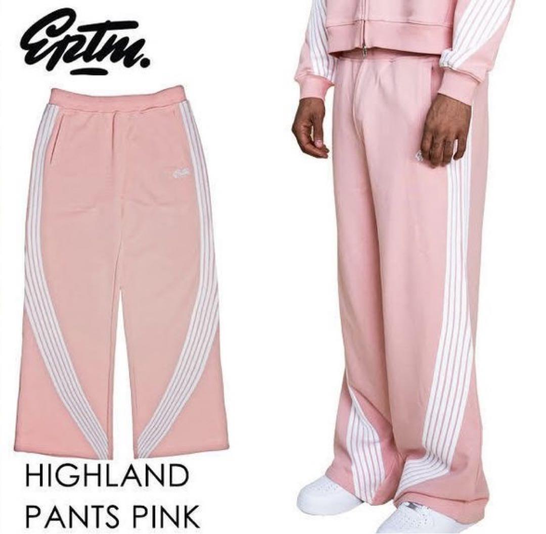 25SS New Color EPTM Line Track Pants Wide Flare Baggy Pants M