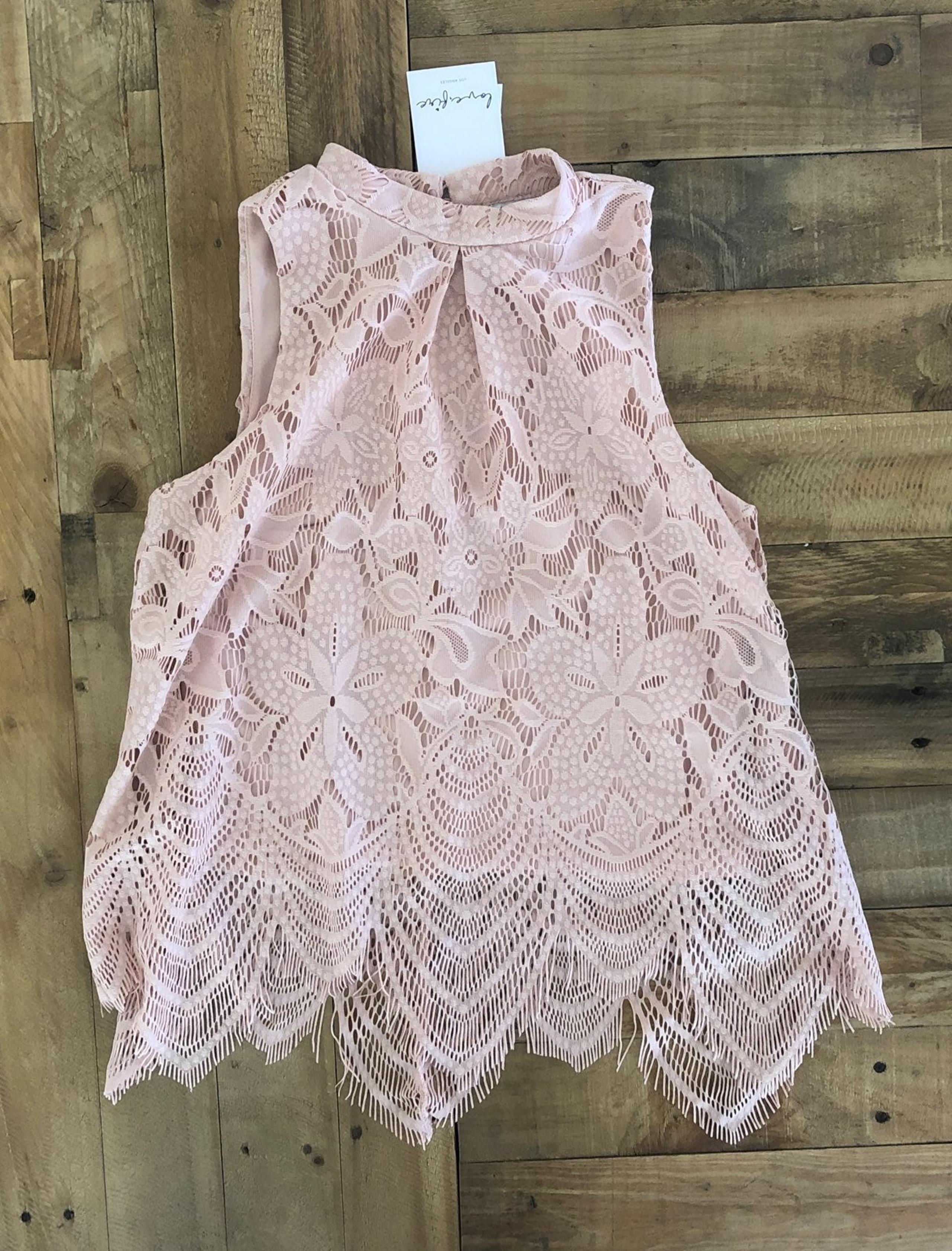 lace tank top