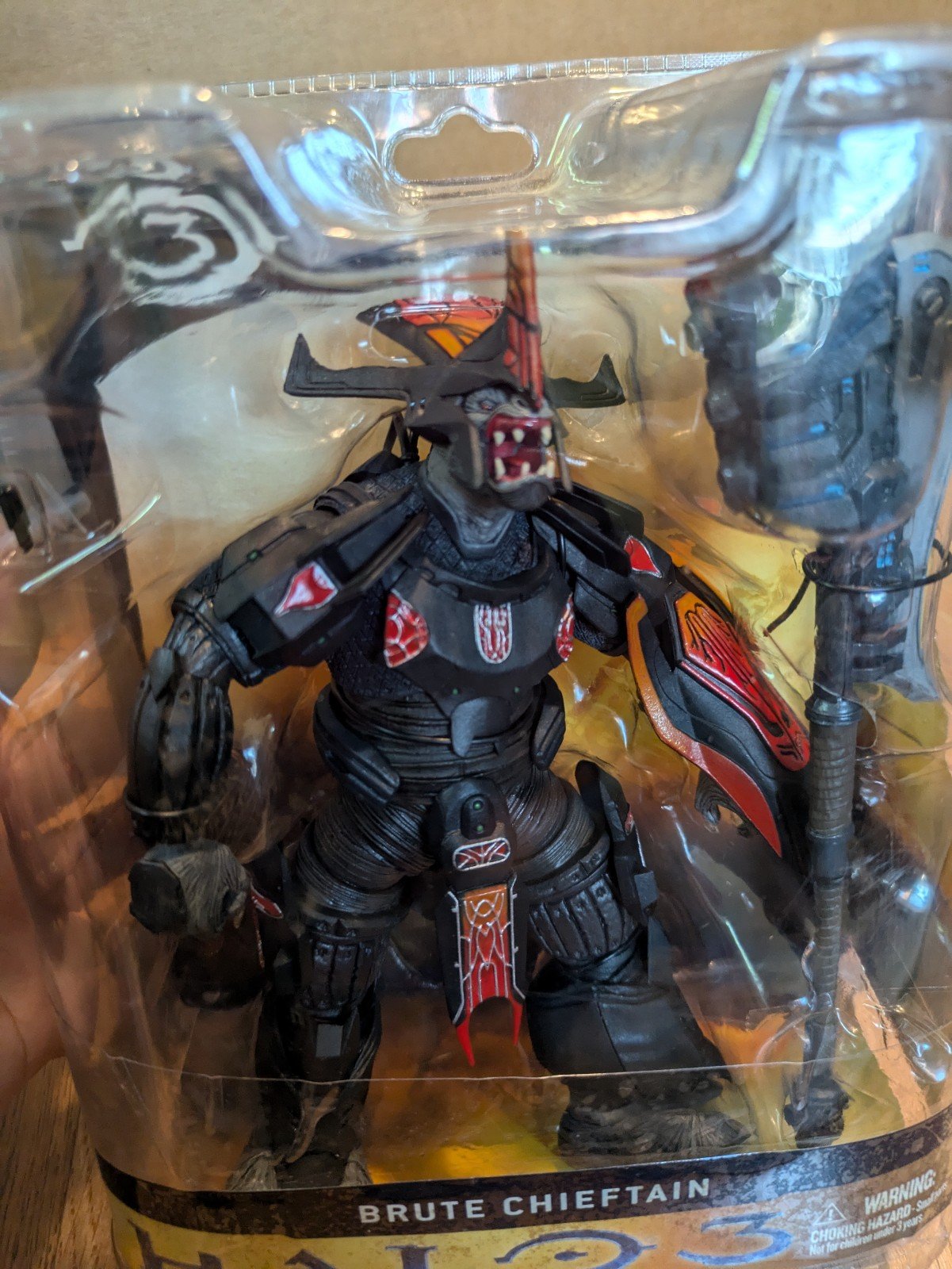 Figure halo 3 Brute ChiefTain collectable toy