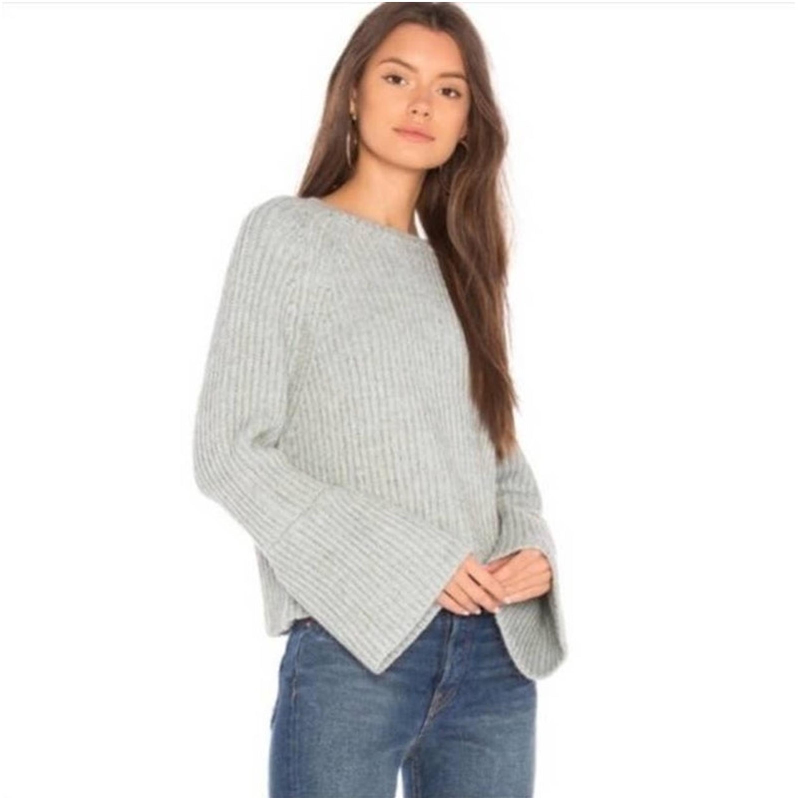 John + Jenn Alpaca Blend Bell Sleeve Sweater Womens Small NEW
