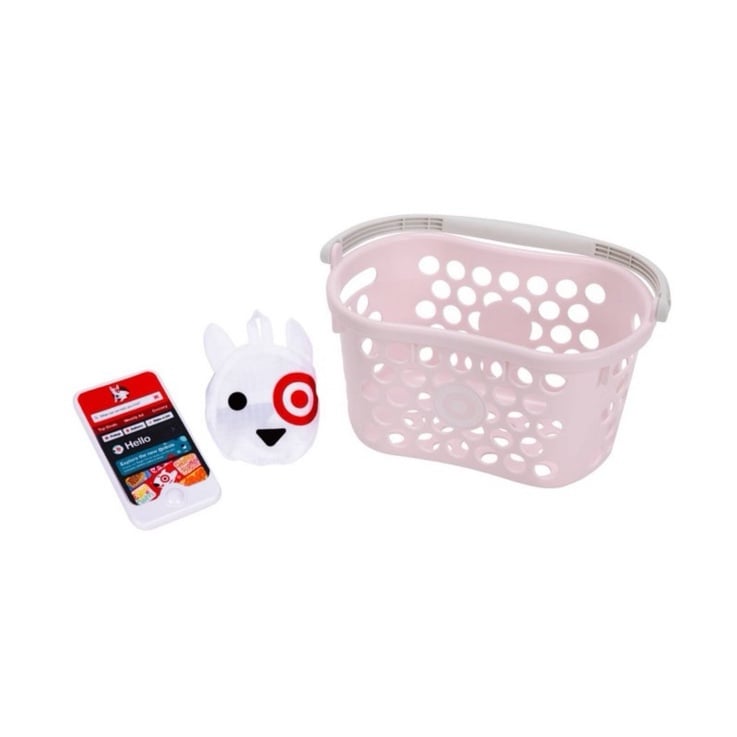 Pink Target Basket