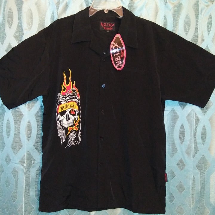 Nikki Sixx Dragonfly L NWT Rare Shirt