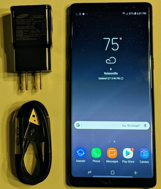 Samsung Galaxy Note 8 W/ Supcase Unicorn Beetle Pro, Otterbox Alpha Glass