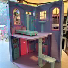 Vintage Barbie Talking Townhouse 2002 Tested Sounds Work W/ Original Accessories