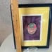 Vintage 1995 silk fabric art Ode to the Austrian framed signed Jane Murray Lewis